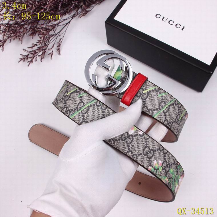 Gucci belt 34mm 95-125cm 8L12